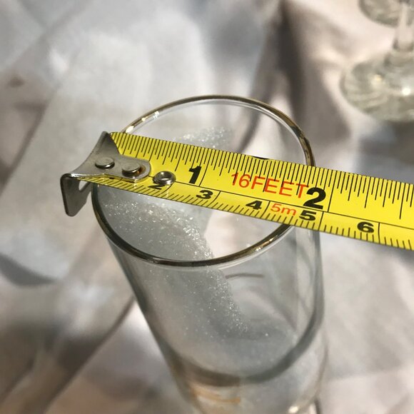 Vintage 1988 Calgary Canada Winter Olympics Champagne Flutes Glasses Set Of 8 - Picture 6 of 7